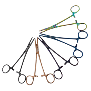 Olsen Hegar Needle Holder Scissors Combination - Tungsten Carbide 6 1/2" Color Coated