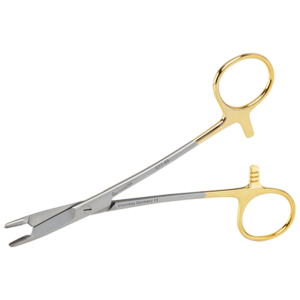 European Style Olsen Hegar Needle Holder Scissors Combination Serrated - Tungsten Carbide